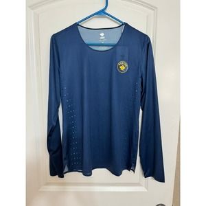 NWT Boston Rabbit Go Time Long Sleeve Women's Large Poseidon Blue